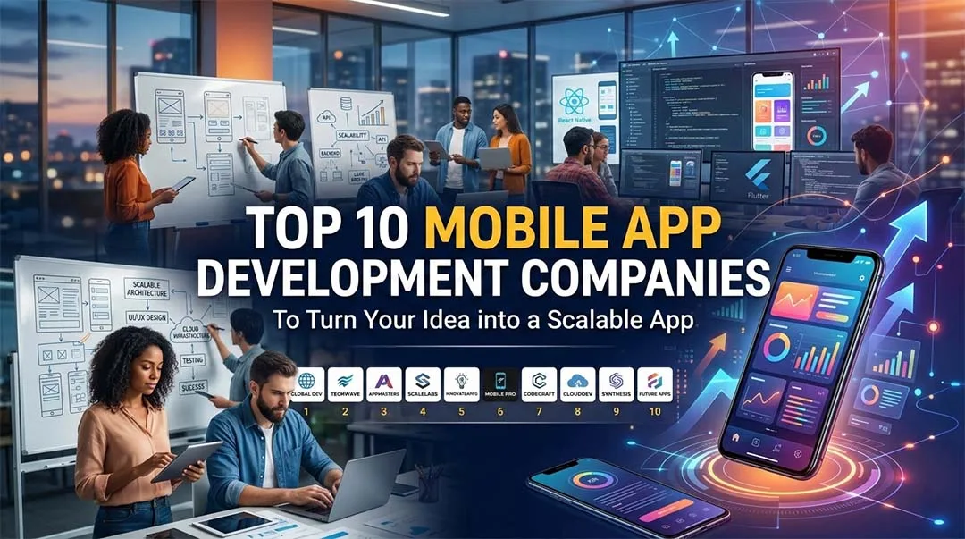 Top 10 Mobile App Development Company to Turn Your Idea into a Scalable App